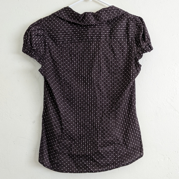 polkadot button down blouse - Picture 4 of 6